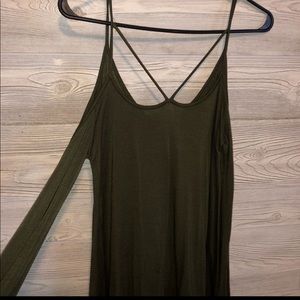 green tank like long sleeve